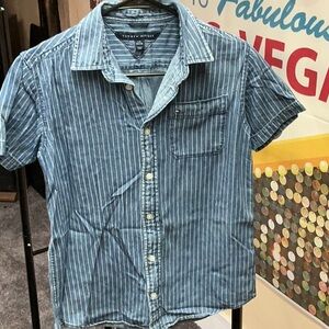 Tommy Hilfiger Blue Casual Button Down Shirt
